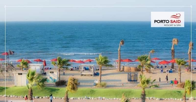 شاليه فندقي أرضي بحديقه خاصه في منتجع بورتوسعيد 'Ezbet Shalabi el-Rudi Eksteriør billede